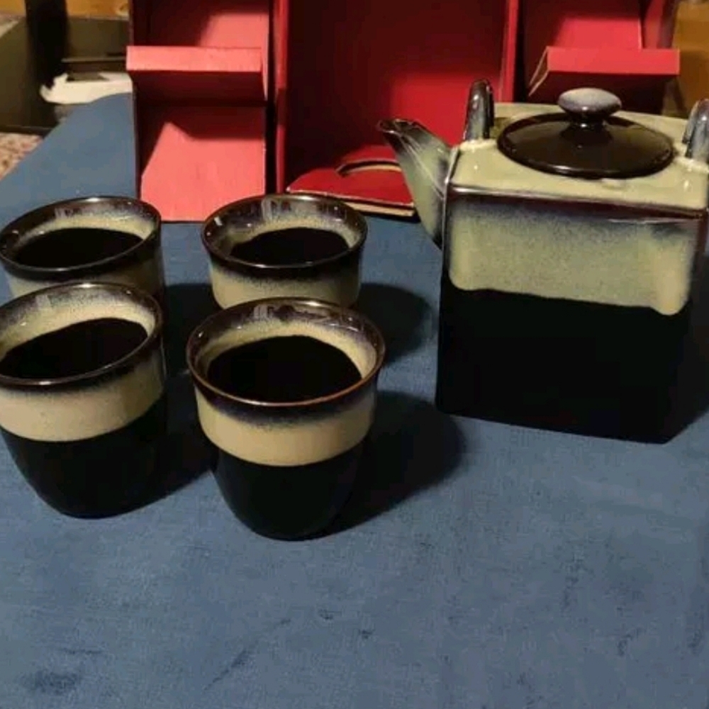 New in box Teavana dipped tea set